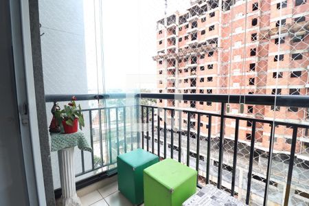 Varanda da Sala de apartamento à venda com 2 quartos, 54m² em Utinga, Santo André