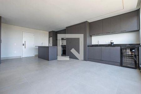 Sala/Cozinha de apartamento para alugar com 1 quarto, 71m² em Pinheiros, São Paulo