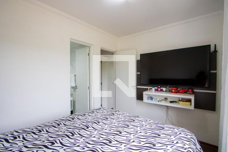 Quarto 1 - Suíte de apartamento à venda com 3 quartos, 67m² em Vila Homero Thon, Santo André