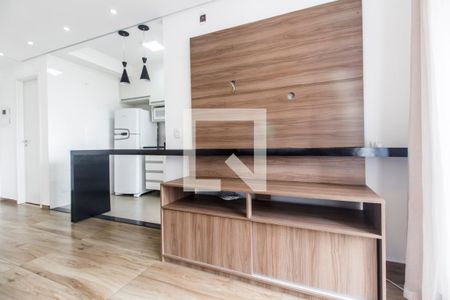 Sala de TV de apartamento para alugar com 1 quarto, 58m² em Alphaville Industrial, Barueri