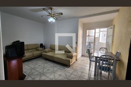 Sala de apartamento para alugar com 2 quartos, 82m² em José Menino, Santos