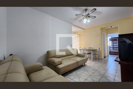 Sala de apartamento para alugar com 2 quartos, 82m² em José Menino, Santos