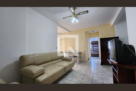 Sala de apartamento para alugar com 2 quartos, 82m² em José Menino, Santos