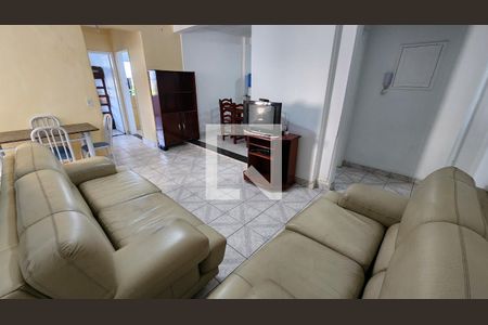 Sala de apartamento para alugar com 2 quartos, 82m² em José Menino, Santos