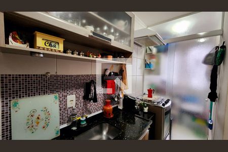 Cozinha e Área de Serviço de apartamento à venda com 2 quartos, 54m² em Caxambu, Jundiaí