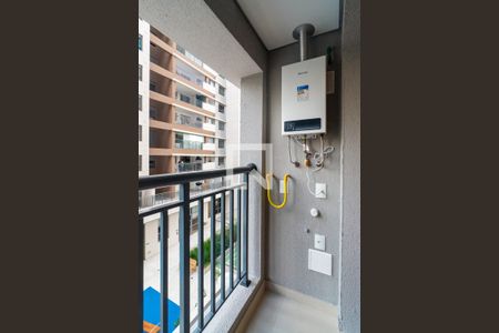 Sacada Sala/Cozinha de kitnet/studio para alugar com 1 quarto, 29m² em Jardim Prudência, São Paulo