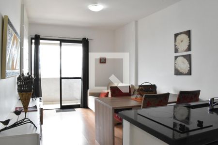 Sala de apartamento para alugar com 1 quarto, 48m² em Bigorrilho, Curitiba