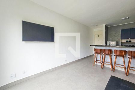 Sala de apartamento para alugar com 2 quartos, 59m² em Balneario Cidade Atlantica, Guarujá