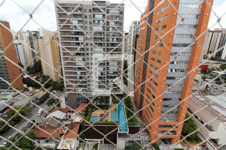 Vista da Varanda de apartamento à venda com 2 quartos, 64m² em Indianópolis, São Paulo