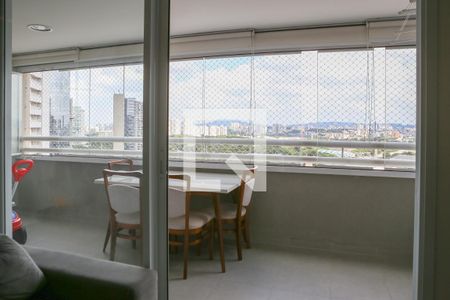 Vista da Sala de apartamento à venda com 2 quartos, 67m² em Parque Industrial Tomas Edson, São Paulo