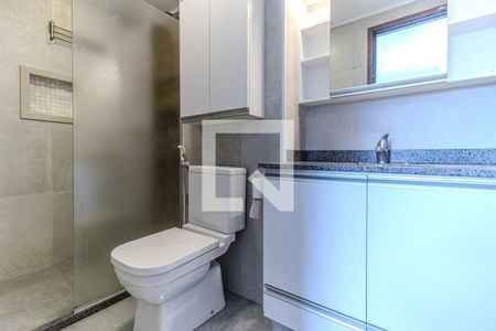 Banheiro da Suíte de apartamento para alugar com 1 quarto, 52m² em Higienópolis, São Paulo