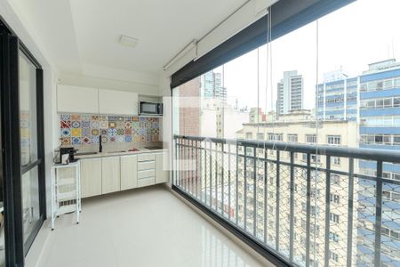 Sacada de apartamento para alugar com 1 quarto, 42m² em Bela Vista, São Paulo