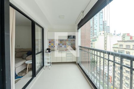 Sacada de apartamento para alugar com 1 quarto, 42m² em Bela Vista, São Paulo