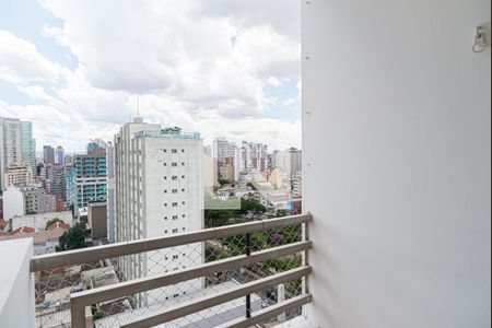 Varanda da Sala de apartamento à venda com 1 quarto, 37m² em Bela Vista, São Paulo