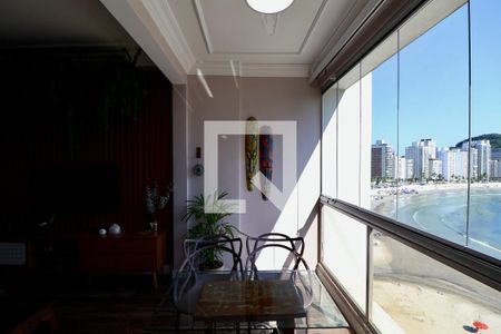 Sala de apartamento para alugar com 2 quartos, 128m² em Vila Luis Antonio, Guarujá