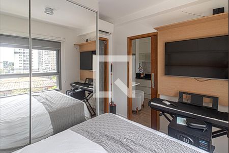 quarto_4 de apartamento para alugar com 1 quarto, 32m² em Vila Gumercindo, São Paulo