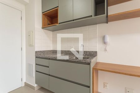 Sala/Cozinha de kitnet/studio para alugar com 1 quarto, 32m² em Moema, São Paulo