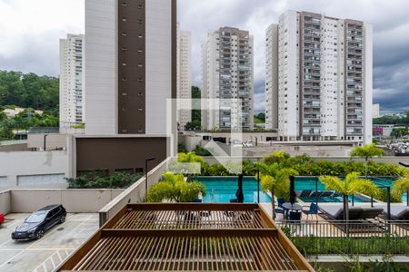 Varanda da Sala de apartamento para alugar com 1 quarto, 25m² em Vila Andrade, São Paulo