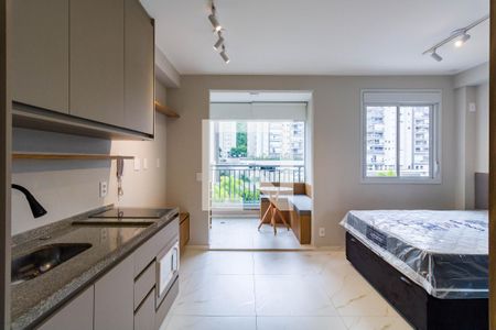 Sala de apartamento para alugar com 1 quarto, 25m² em Vila Andrade, São Paulo