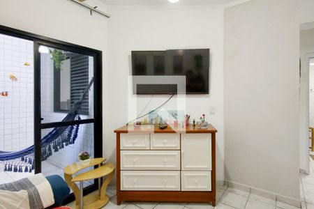 Sala de apartamento para alugar com 1 quarto, 52m² em Aviação, Praia Grande