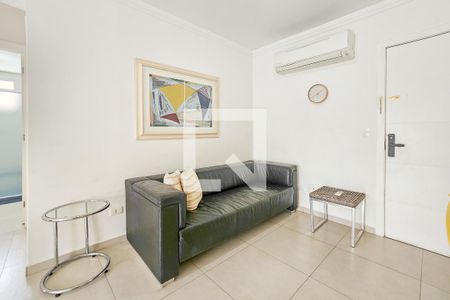 Sala de apartamento para alugar com 2 quartos, 70m² em Loteamento Joao Batista Juliao, Guarujá