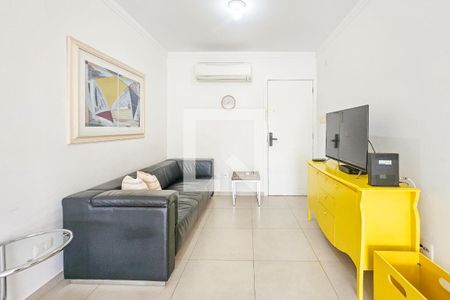 Sala de apartamento para alugar com 2 quartos, 70m² em Loteamento Joao Batista Juliao, Guarujá