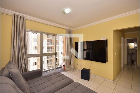 Sala de apartamento à venda com 2 quartos, 57m² em Vila Sonia do Taboao, Taboão da Serra