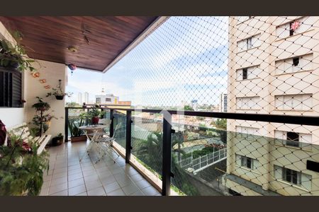 Varanda da Sala de apartamento à venda com 3 quartos, 127m² em Cambuí, Campinas