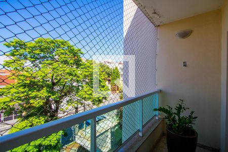 Varanda da sala de apartamento à venda com 3 quartos, 300m² em Vila Helena, Santo André