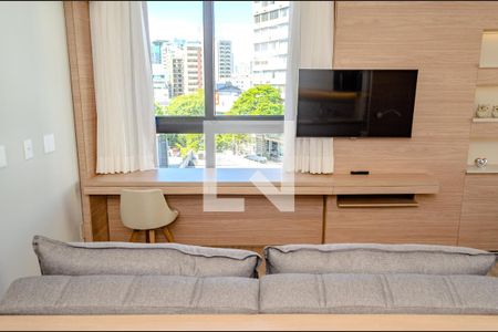 Sala / Quarto / Cozinha de kitnet/studio para alugar com 1 quarto, 37m² em Centro, Florianópolis