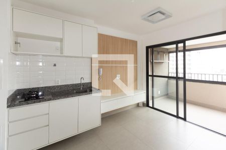 Sala/Cozinha de apartamento para alugar com 1 quarto, 32m² em Moema, São Paulo