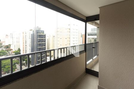 Varanda  de apartamento para alugar com 1 quarto, 32m² em Moema, São Paulo