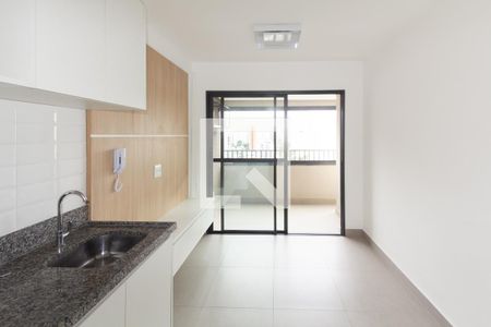 Sala/Cozinha de apartamento para alugar com 1 quarto, 32m² em Moema, São Paulo