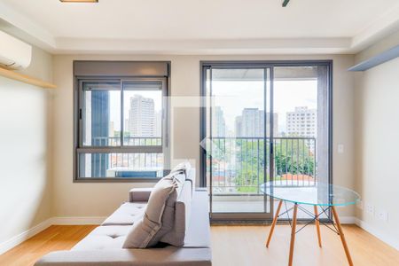 Sala de apartamento para alugar com 1 quarto, 38m² em Santo Amaro, São Paulo