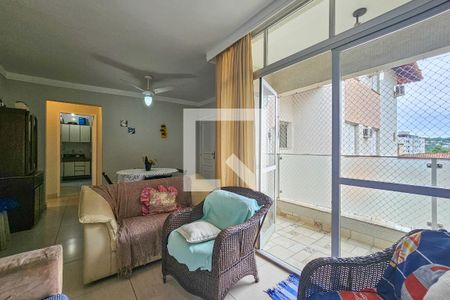 Sala de apartamento para alugar com 3 quartos, 81m² em Tortuga, Guarujá