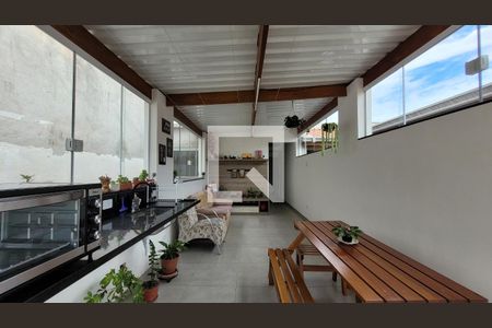 Área Gourmet de apartamento à venda com 3 quartos, 168m² em Vila Alzira, Santo André