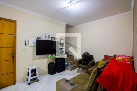 Sala/Cozinha de apartamento para alugar com 2 quartos, 80m² em Vila Alzira, Santo André