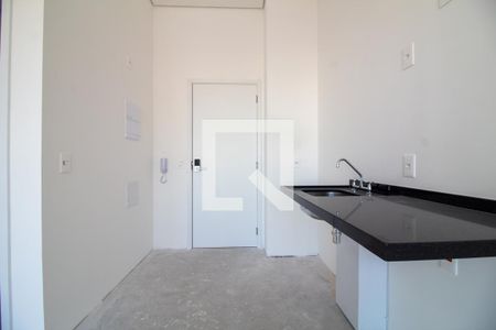 Cozinha de kitnet/studio à venda com 1 quarto, 22m² em Jardim das Acacias, São Paulo