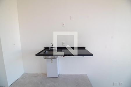 Cozinha de kitnet/studio à venda com 1 quarto, 22m² em Jardim das Acacias, São Paulo