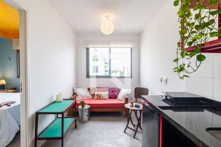 Sala de apartamento para alugar com 1 quarto, 24m² em Pinheiros, São Paulo