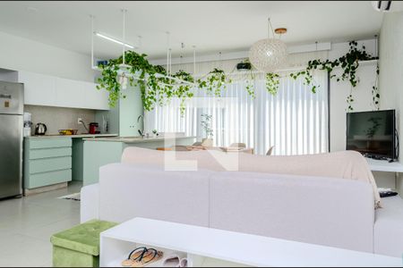 Sala / Cozinha de apartamento para alugar com 2 quartos, 68m² em Campeche, Florianópolis