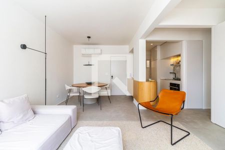 Sala de apartamento à venda com 1 quarto, 74m² em Pinheiros, São Paulo