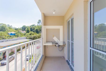 Varanda da Sala de apartamento para alugar com 2 quartos, 63m² em Lajeado, Cotia