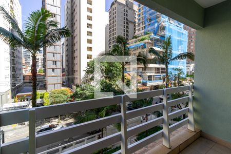 Varanda/Vista da Sala de apartamento à venda com 2 quartos, 94m² em Jardim Paulista, São Paulo