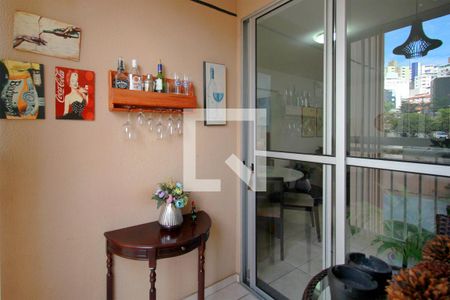 Varanda da Sala de apartamento à venda com 3 quartos, 85m² em Fernão Dias, Belo Horizonte