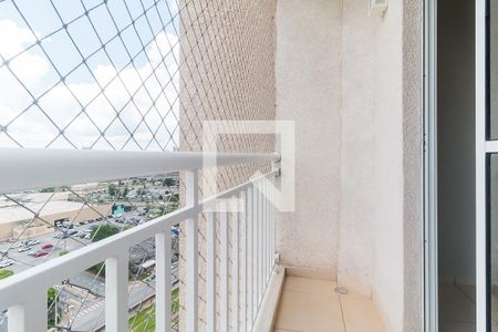 Sacada da Sala de apartamento para alugar com 2 quartos, 65m² em Vila Mogilar, Mogi das Cruzes