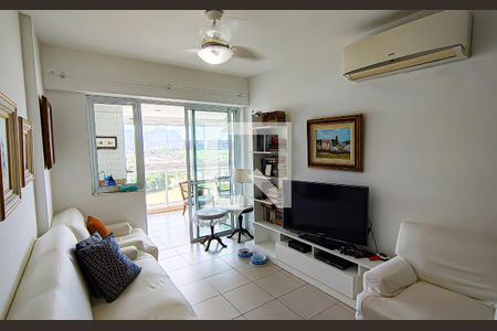 sala de apartamento para alugar com 2 quartos, 86m² em Barra da Tijuca, Rio de Janeiro