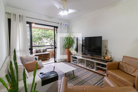 Sala de apartamento à venda com 3 quartos, 129m² em Bosque, Campinas