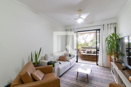 Sala de apartamento à venda com 3 quartos, 129m² em Bosque, Campinas