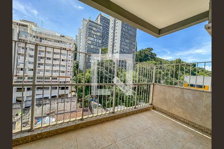 Varanda da Sala de apartamento para alugar com 2 quartos, 87m² em Botafogo, Rio de Janeiro